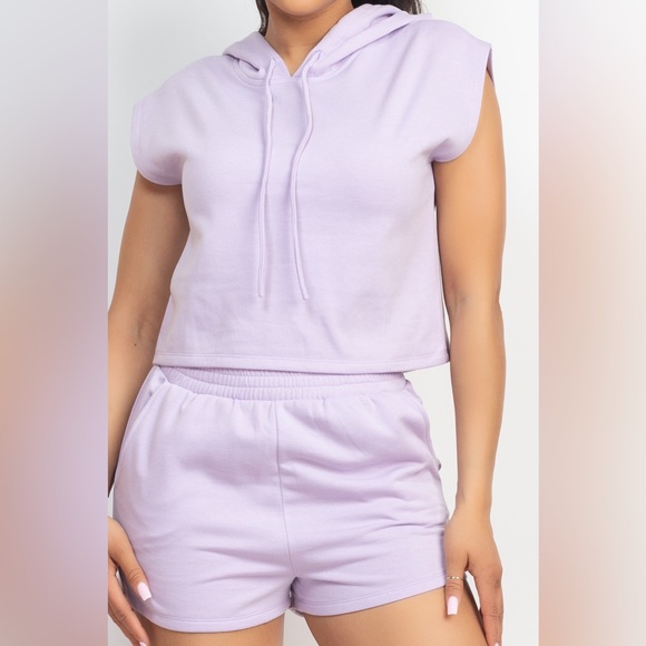 Hoodie Springtime 2pc Short Set - Picture 2 of 7